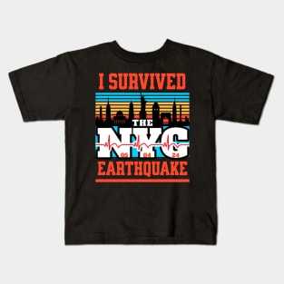 I Survived the NYC Earthquake 2024 Kids T-Shirt